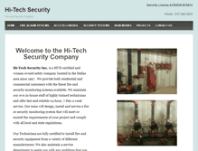 Tablet Screenshot of hi-techsecurityinc.com
